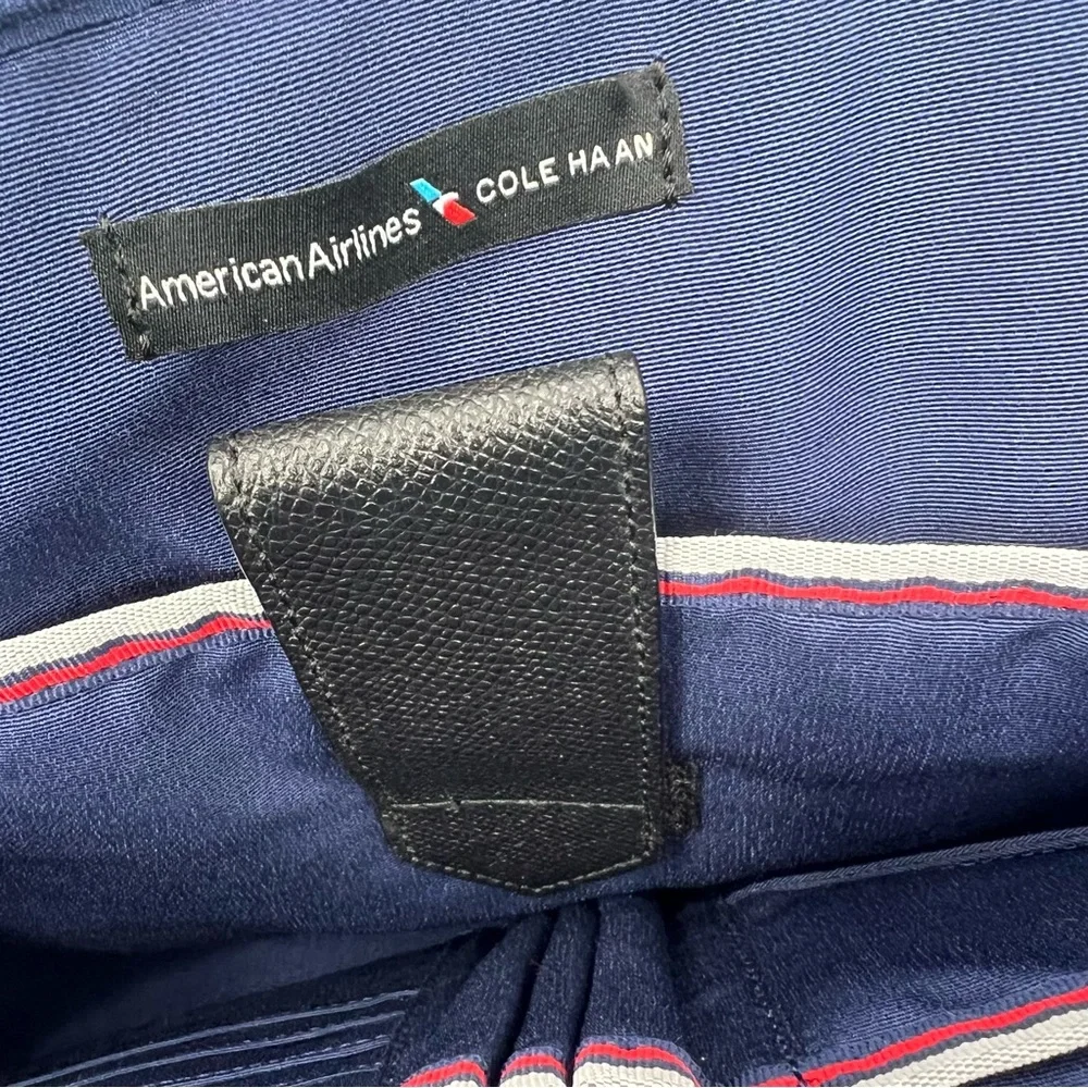 Cole Haan x American Airlines Pebbled Leather‎ Slim Brief Case Laptop Bag